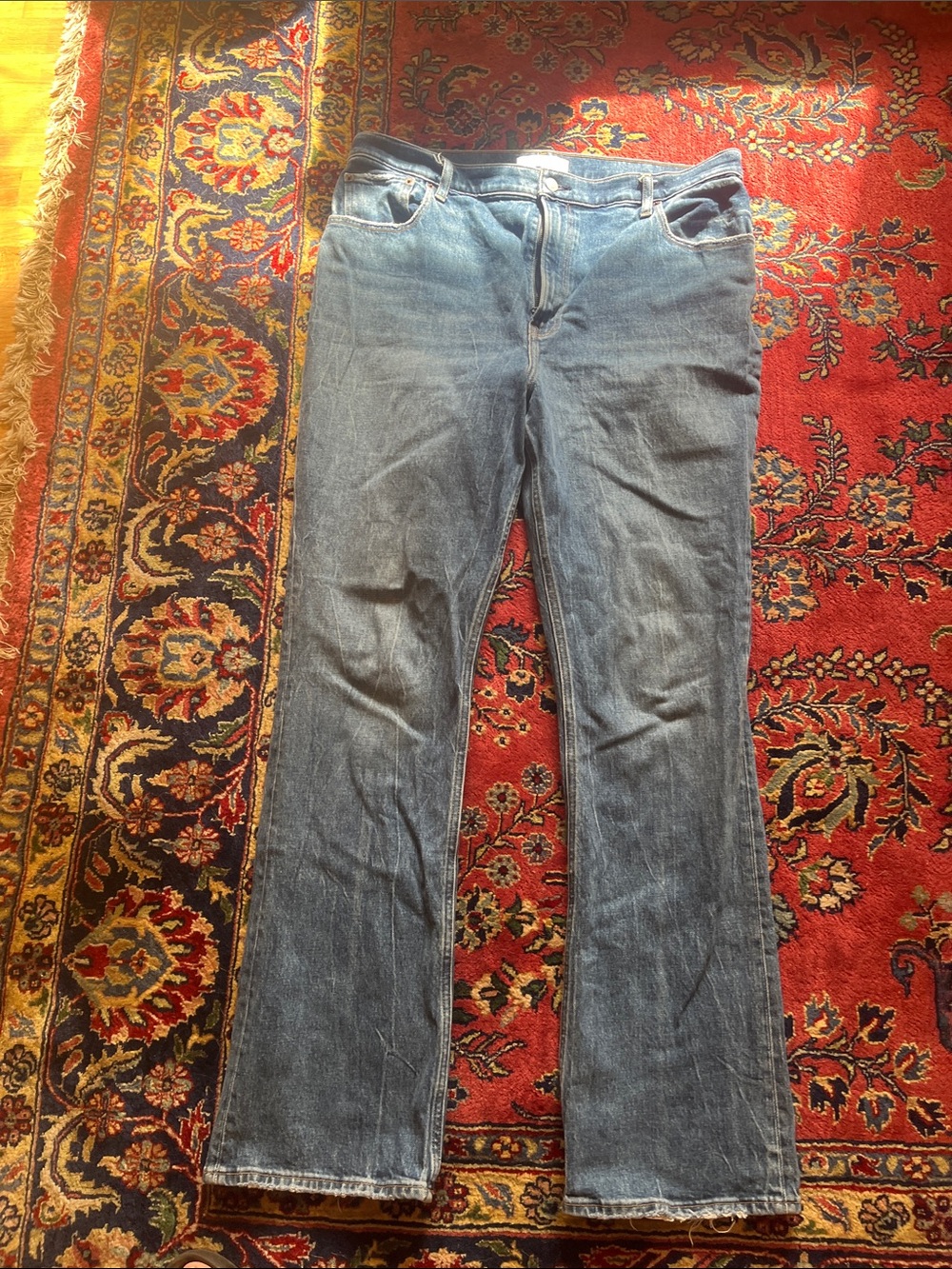Abercrombie & Fitch Women's Blue Slight Flare Jeans 16